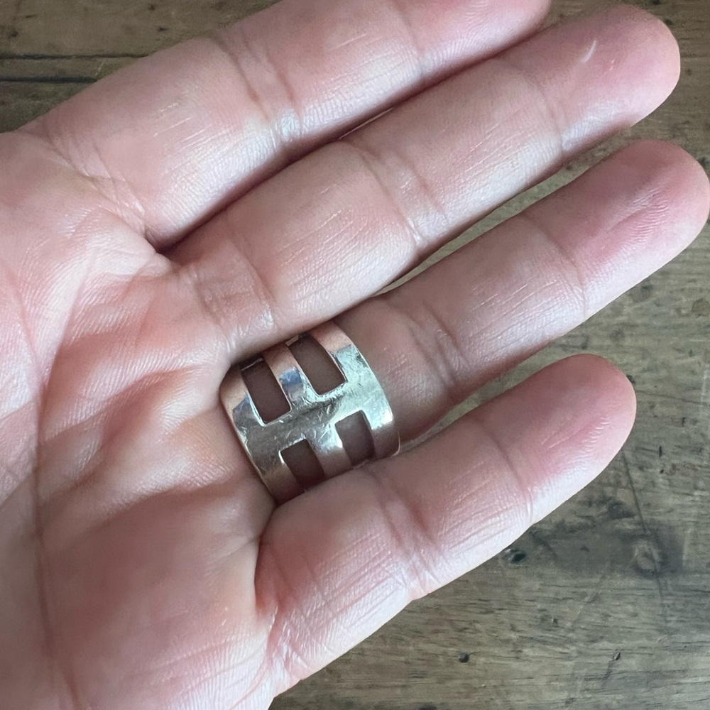 Silpada Sterling Silver Stack Style Ring, Size 8 - image 2